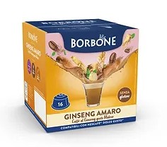 16 Capsule Borbone DOLCE GUSTO GINSENG AMARO