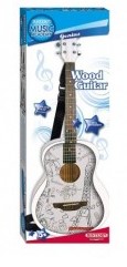 CHITARRA CLASSICA 85 CM IN LEGNO CON DESIGN A FANTASIA